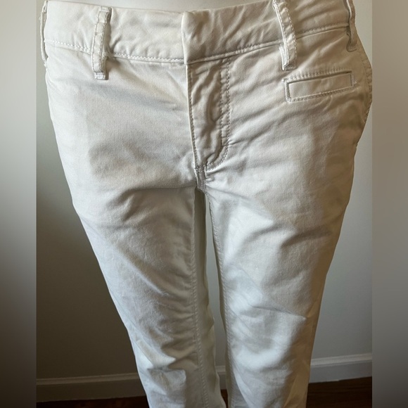 Troy Burch White Cropped wide Leg Pants Size 25 - Picture 3 of 15